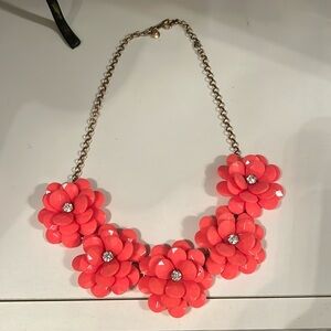 J Crew floral beaded necklace